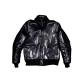 Men's A-2 Flight Leather Jacket, Horsehide - Black