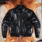 Men's Leather Jacket - Black