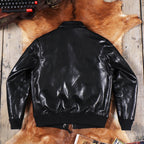 Men's Leather Jacket - Black