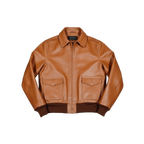 Men's A-2 Bomber Jacket - Tan Horsehide