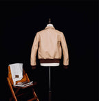 Men's Leather Jacket - Natural Cowhide