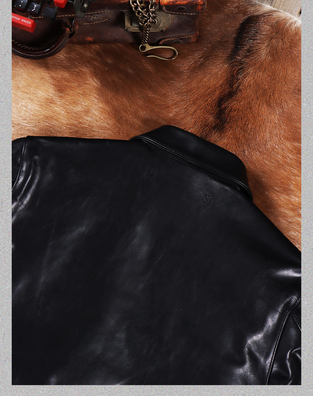 Men's Leather Jacket - Teacore