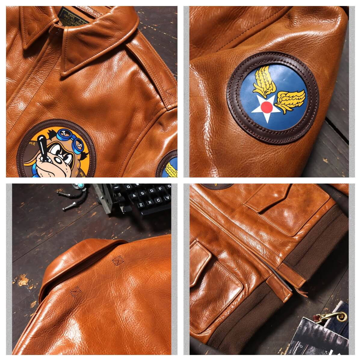Men's Leather Jacket - XXL