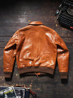 Men's Leather Jacket - L