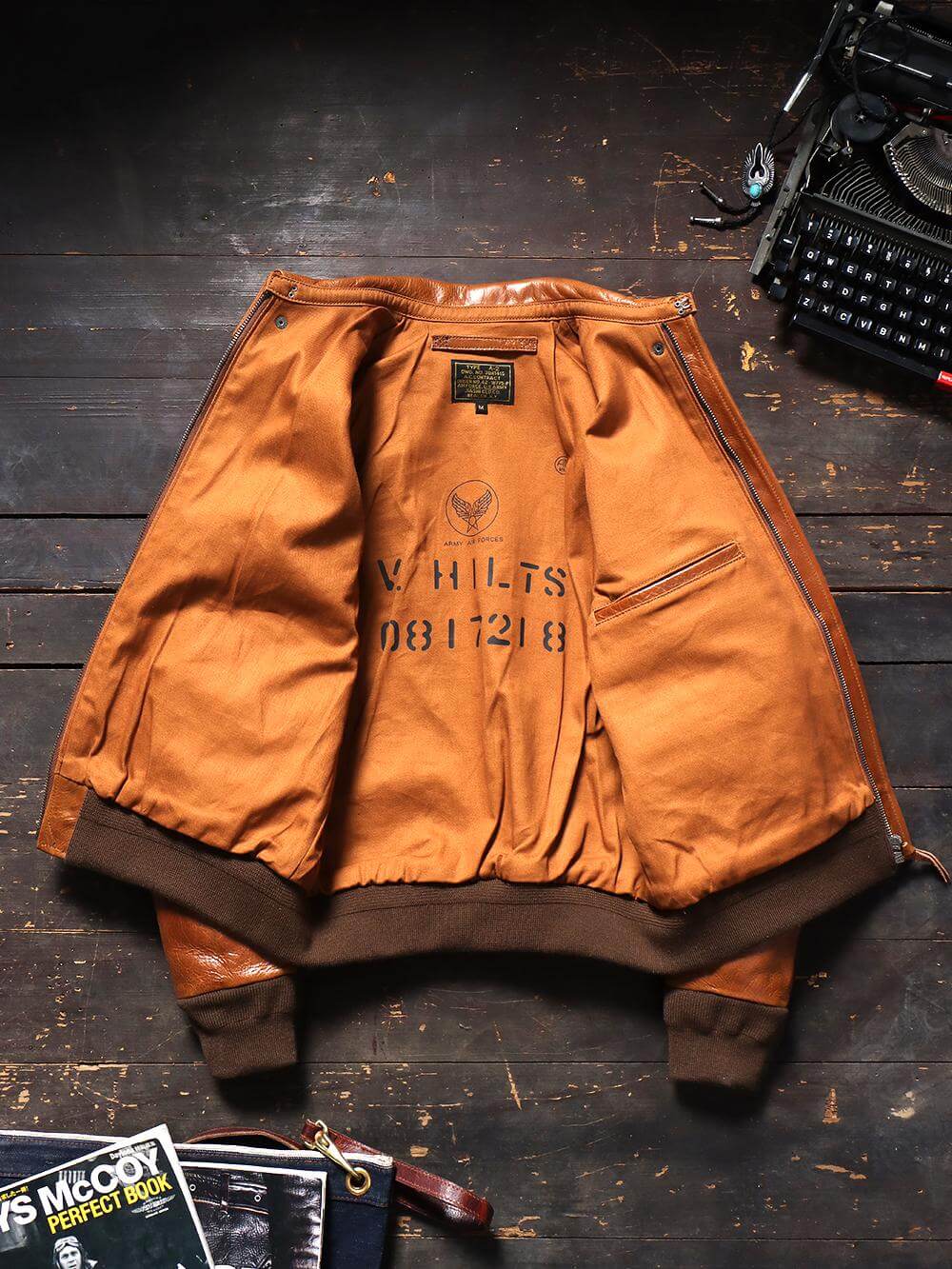 Men's Leather Jacket - XL