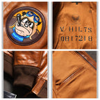Men's Leather Jacket - 3XL