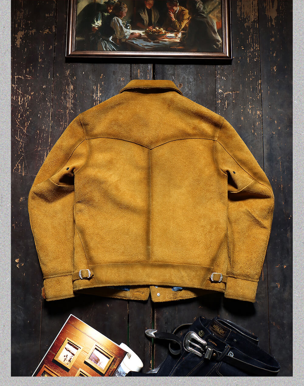 Men's Leather Jacket - XL