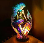 Stained Glass Animal Lamp - Colorful Decorative Glow