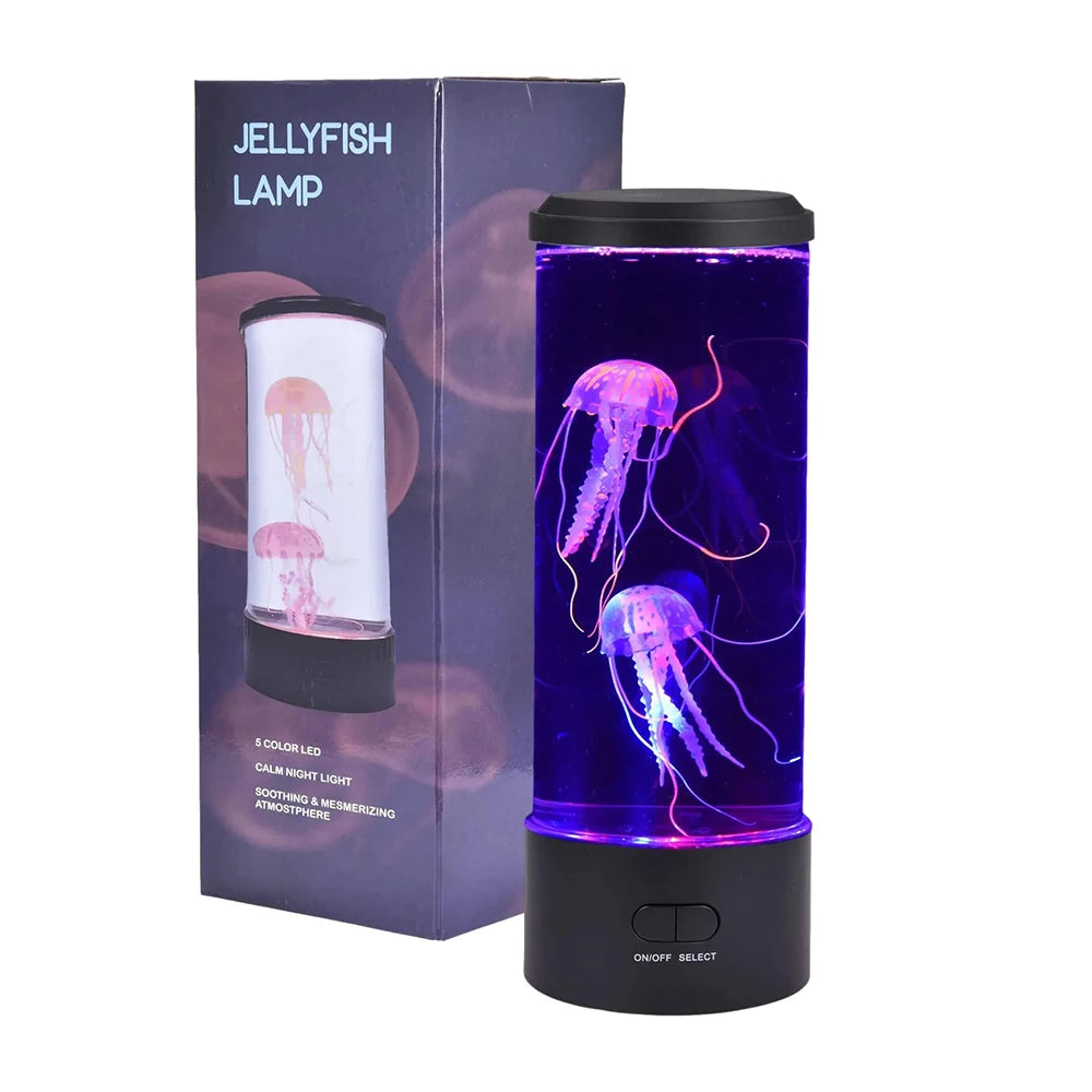 LED Jellyfish Effect Lamp - Decorative Ambient Lighting