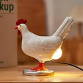 Unique Animal Accent Table Lamp - White / 16 × 17 × 8 cm