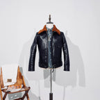 Men's Leather Jacket - Black