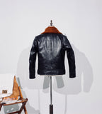 Men's Leather Jacket - Black