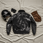 Men's Leather Jacket - Black