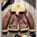 Men's Leather Jacket - Brown