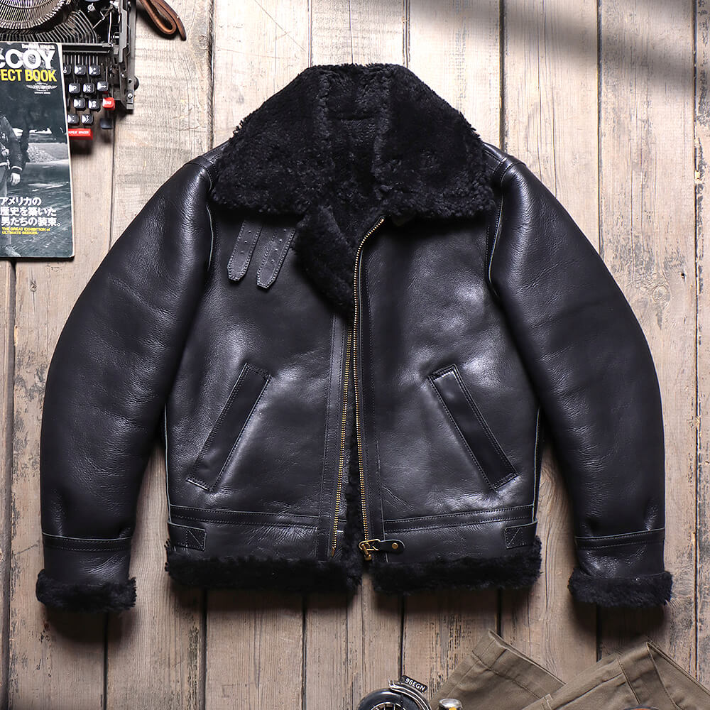 Men's Leather Jacket - Brown