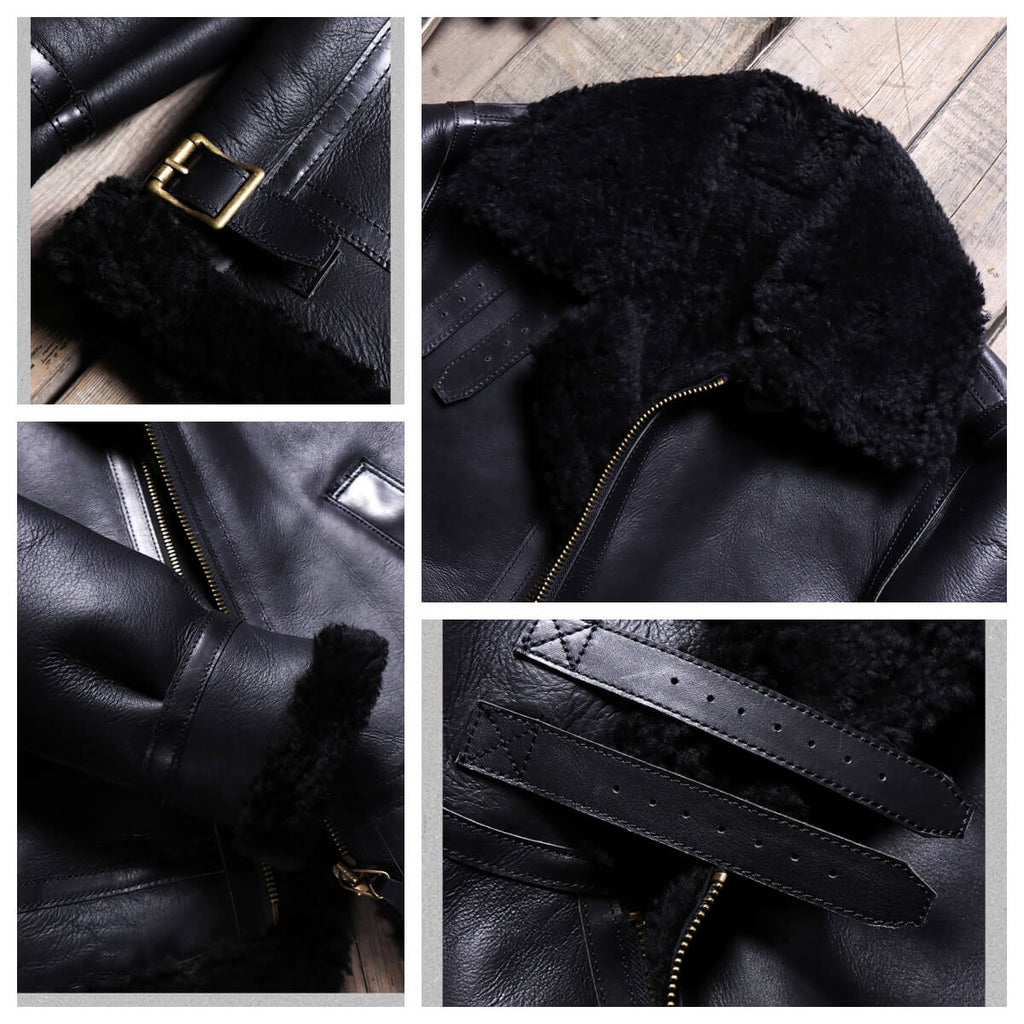 Men's Leather Jacket - Brown