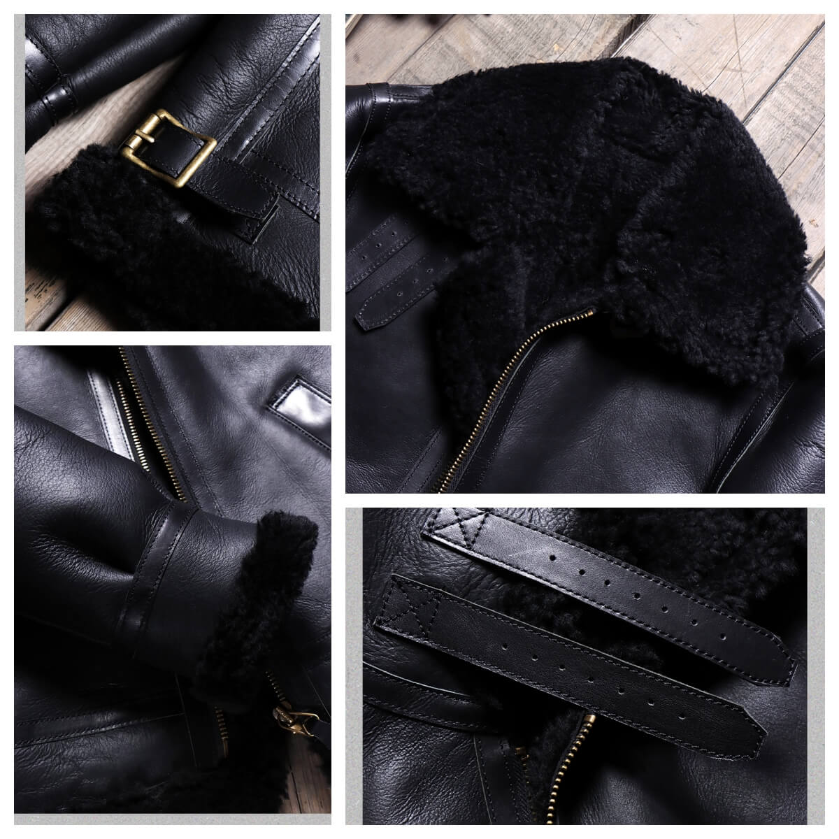 Men's Leather Jacket - Brown