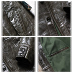Men's Leather Jacket - XL