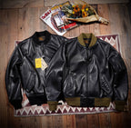 Men's Leather Jacket - Black