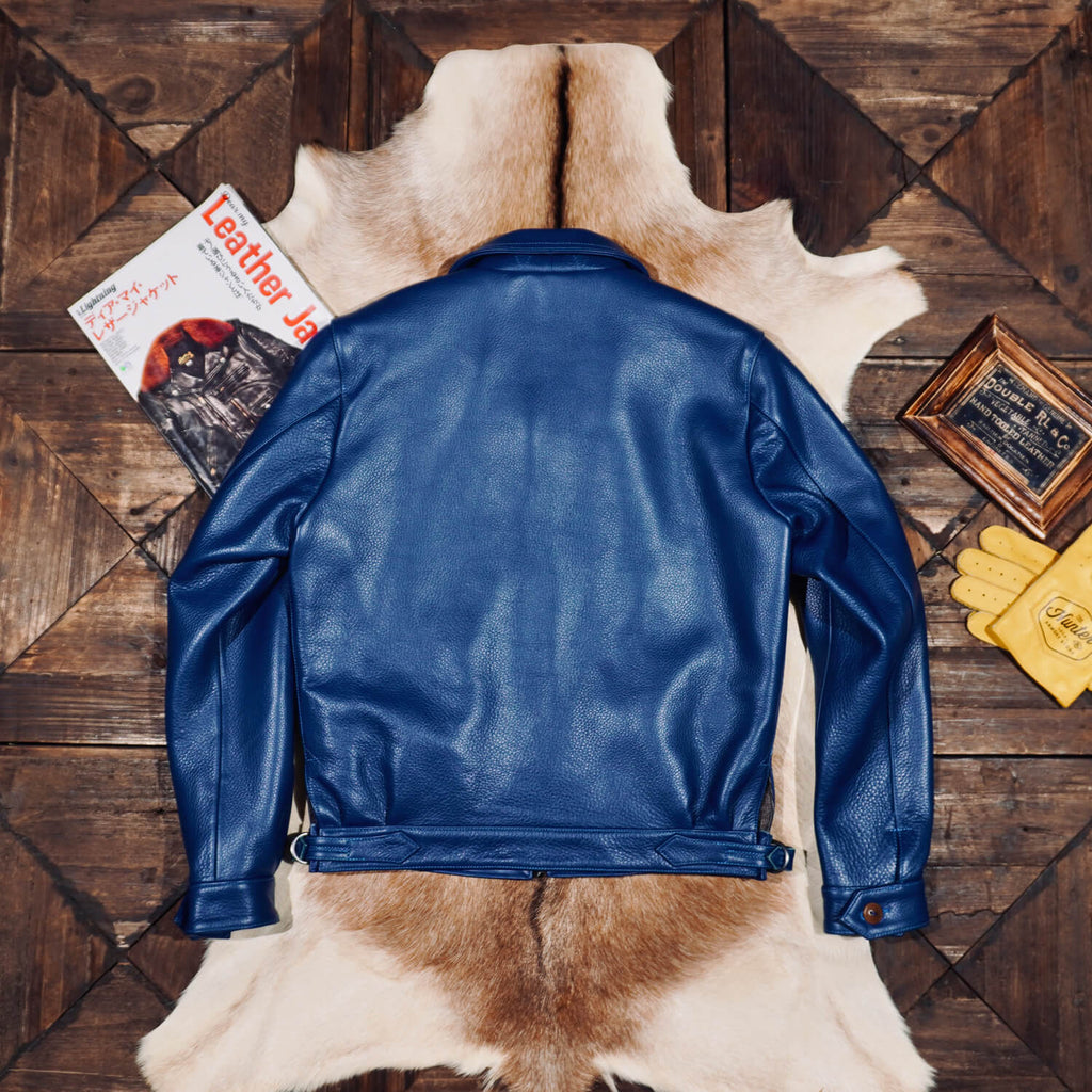 Men's Leather Jacket - Red Brown/Cowhide