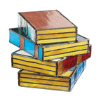 Stacked Book LED Table Lamp - Soft Decorative Light