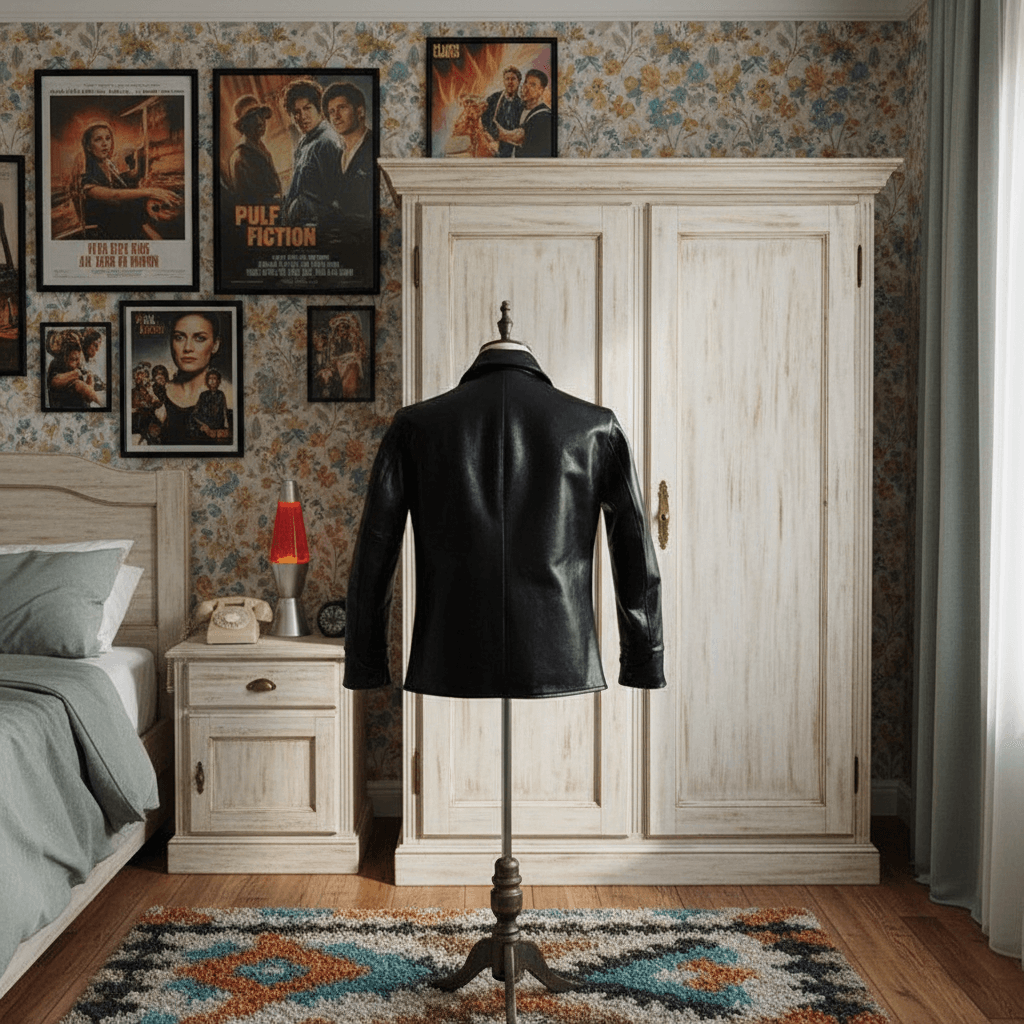 Men's Leather Jacket - XXL