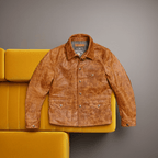 Men's Leather Jacket - Green