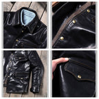 Men's Leather Jacket - Black