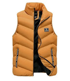 Men's Quilted High-Collar Puffer Gilet