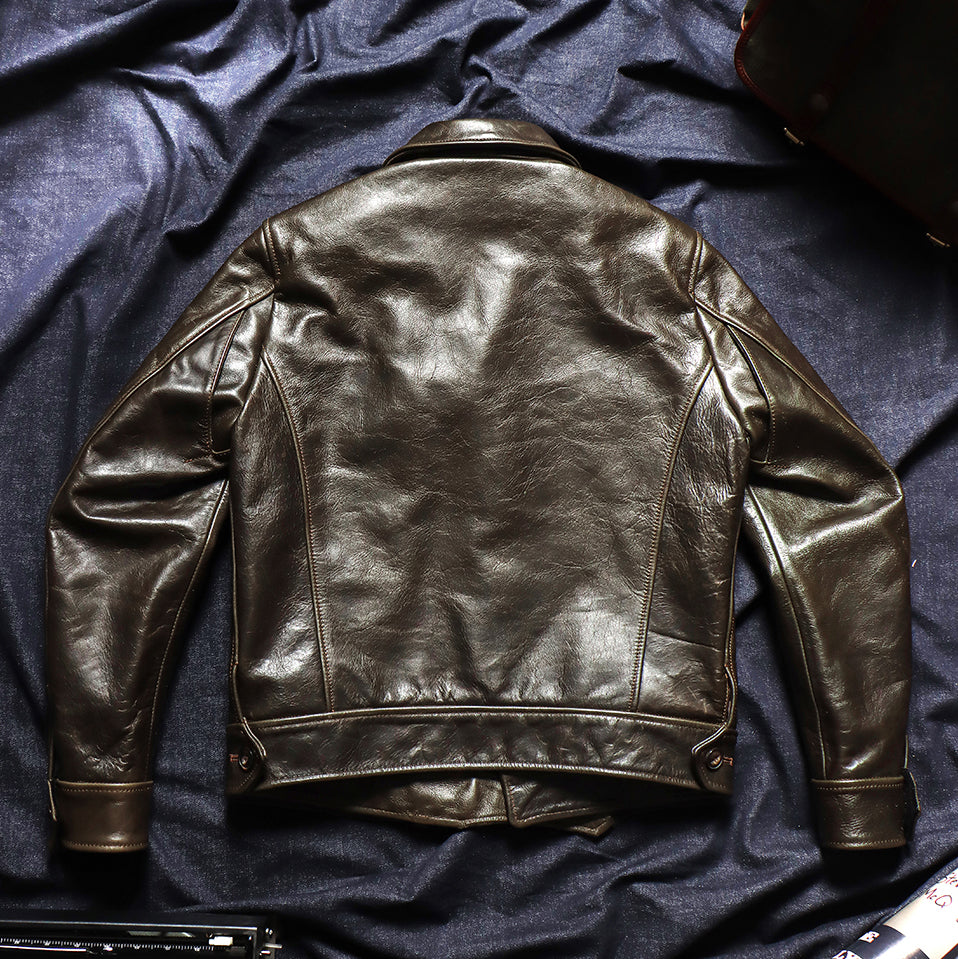 Men's Leather Jacket - 3XL