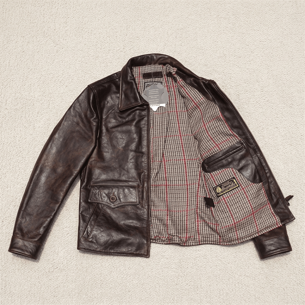 Men's Leather Jacket - XL/40