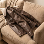 Men's Leather Jacket - XXL