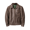 Men's 1940s Motorcycle Leather Jacket - S