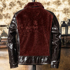 Men's Leather Jacket - L