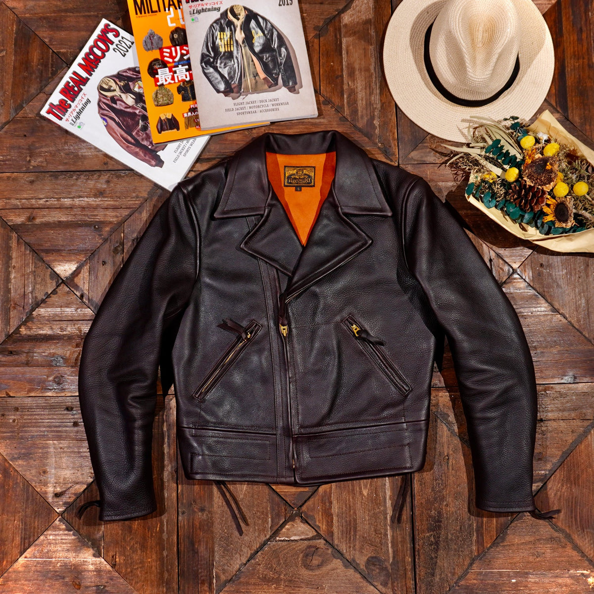 Men's Leather Jacket - Black