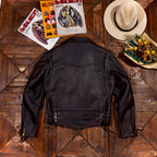 Men's Leather Jacket - Black