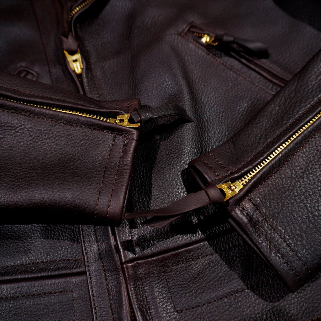 Men's Leather Jacket - Black