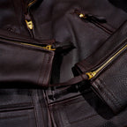 Men's Leather Jacket - Black