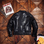Men's Leather Jacket - Black