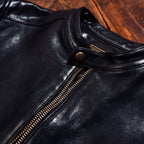 Men's Leather Jacket - Black