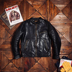 Men's Leather Jacket - Black