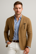 Dan | Stylish Men’s Casual Blazer with Functional Flap Pockets