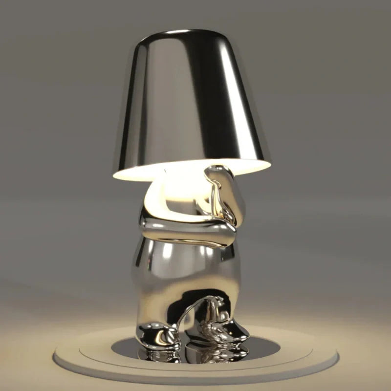 RayDudes Rechargeable LED Table Lamp with Touch Dimming