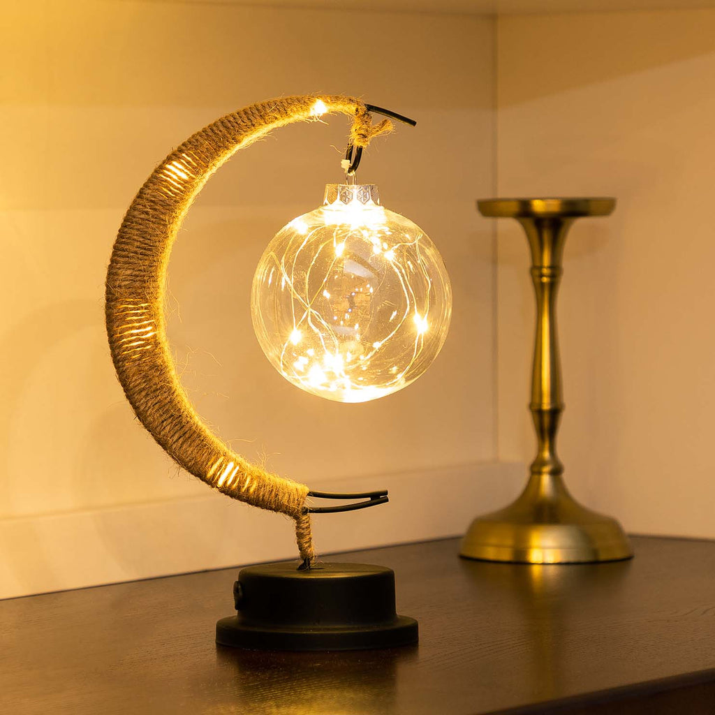 Decorative Table Lamp - Ambient Moon Glow Lighting