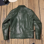 Men's Leather Jacket - 3XL