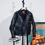 Men's Leather Jacket - Black