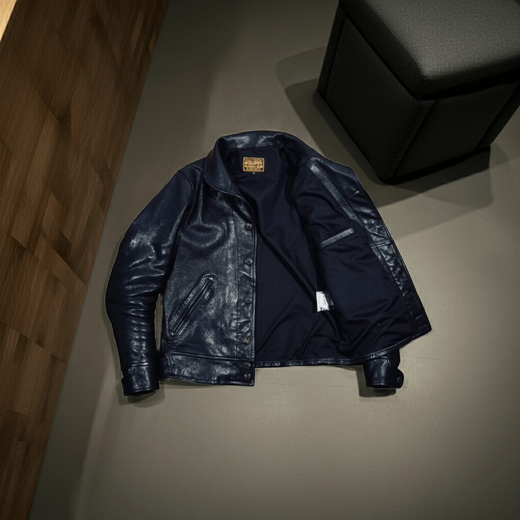 Men's Leather Jacket - Black