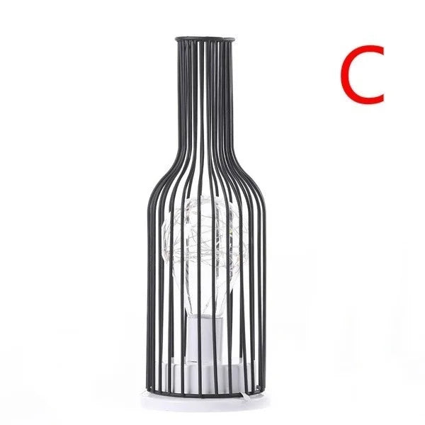 Retro Hollow Accent Lamp for Home Decor