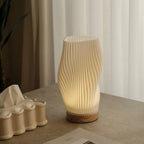 Contemporary Wave Accent Lamp - Adjustable Glow