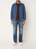 Decker Men's Casual Slim-Fit Stand-Collar Zip-Up Jacket